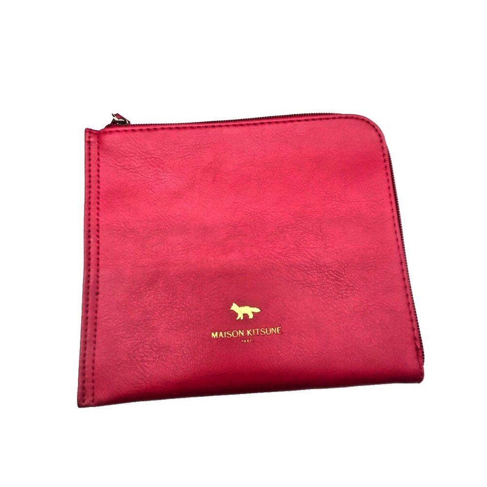Maison Kitsune Japan Airlines Travel Makeup Pouch Excellent Condition